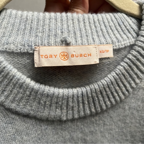 Tory Burch Wool Silk Crewneck Sweater XS/TP - Picture 8 of 8